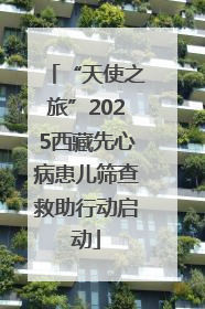 “天使之旅”2025西藏先心病患儿筛查救助行动启动