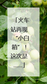 火车站再现“小白箱”！这次是……