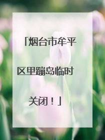 烟台市牟平区里蹦岛临时关闭！