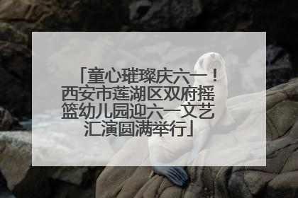 童心璀璨庆六一！西安市莲湖区双府摇篮幼儿园迎六一文艺汇演圆满举行