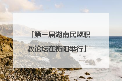 第三届湖南民盟职教论坛在衡阳举行