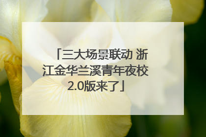 三大场景联动 浙江金华兰溪青年夜校2.0版来了