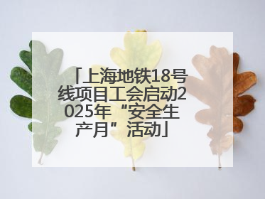 上海地铁18号线项目工会启动2025年“安全生产月”活动