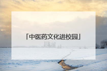 中医药文化进校园
