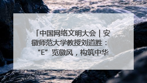 中国网络文明大会｜安徽师范大学教授刘道胜：“E”览徽风，构筑中华民族共有精神家园