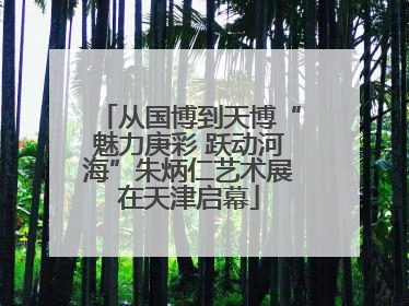 从国博到天博“魅力庚彩 跃动河海”朱炳仁艺术展在天津启幕