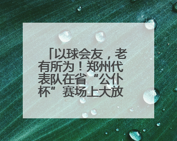 以球会友，老有所为！郑州代表队在省“公仆杯”赛场上大放异彩