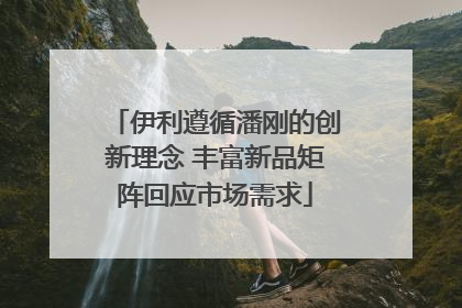 伊利遵循潘刚的创新理念 丰富新品矩阵回应市场需求