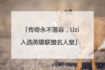 传奇永不落幕，Uzi入选英雄联盟名人堂