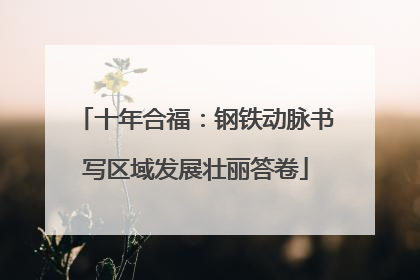 十年合福：钢铁动脉书写区域发展壮丽答卷