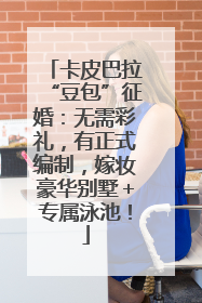 卡皮巴拉“豆包”征婚：无需彩礼，有正式编制，嫁妆豪华别墅＋专属泳池！