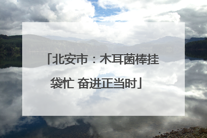 北安市：木耳菌棒挂袋忙 奋进正当时