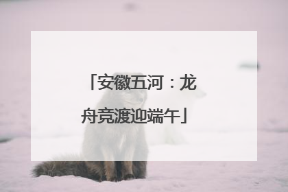 安徽五河：龙舟竞渡迎端午