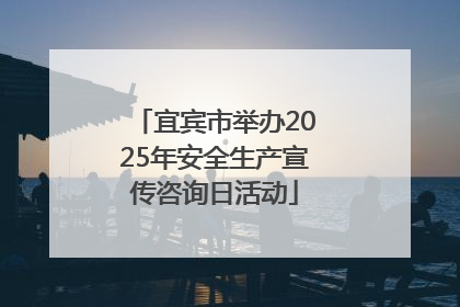 宜宾市举办2025年安全生产宣传咨询日活动
