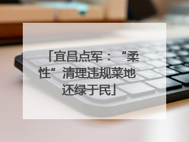 宜昌点军：“柔性”清理违规菜地 还绿于民