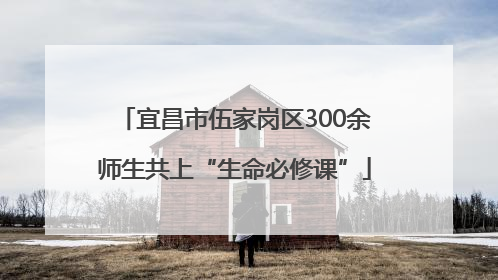 宜昌市伍家岗区300余师生共上“生命必修课”