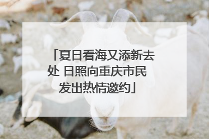 夏日看海又添新去处 日照向重庆市民发出热情邀约