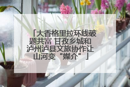 大香格里拉环线破题共富 甘孜乡城和泸州泸县文旅协作让山河变“媒介”