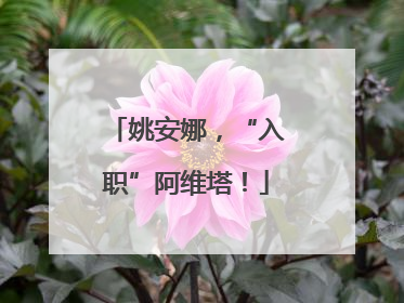姚安娜，“入职”阿维塔！