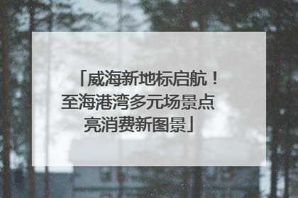 威海新地标启航！至海港湾多元场景点亮消费新图景