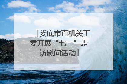 娄底市直机关工委开展“七一”走访慰问活动