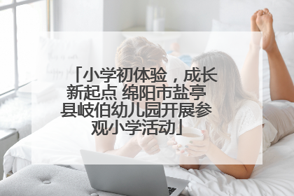 小学初体验，成长新起点 绵阳市盐亭县岐伯幼儿园开展参观小学活动
