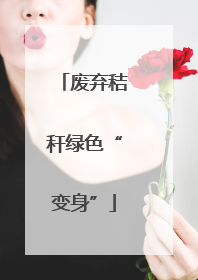 废弃秸秆绿色“变身”