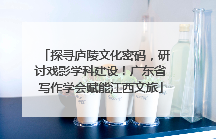 探寻庐陵文化密码，研讨戏影学科建设！广东省写作学会赋能江西文旅