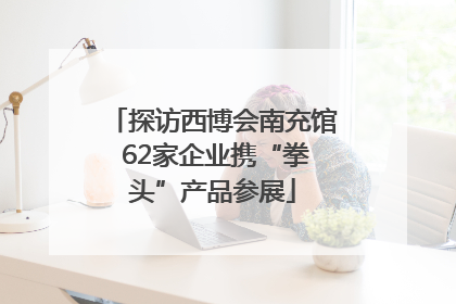 探访西博会南充馆 62家企业携“拳头”产品参展