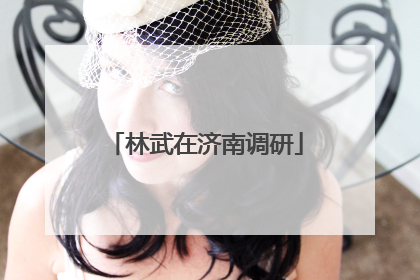 林武在济南调研