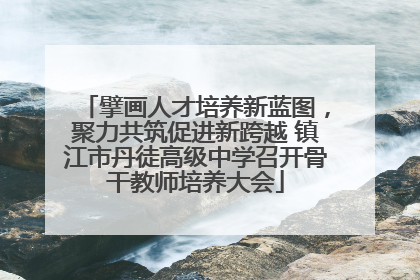 擘画人才培养新蓝图，聚力共筑促进新跨越 镇江市丹徒高级中学召开骨干教师培养大会
