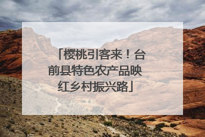 樱桃引客来！台前县特色农产品映红乡村振兴路