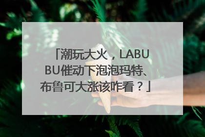 潮玩大火，LABUBU催动下泡泡玛特、布鲁可大涨该咋看？