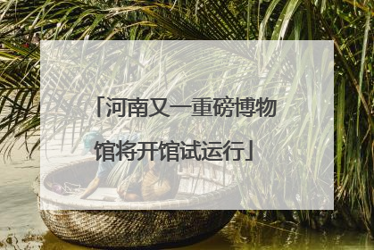 河南又一重磅博物馆将开馆试运行