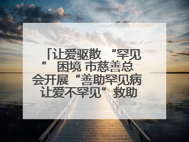 让爱驱散 “罕见” 困境 市慈善总会开展“善助罕见病 让爱不罕见”救助慰问活动