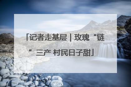 记者走基层｜玫瑰“链”三产 村民日子甜