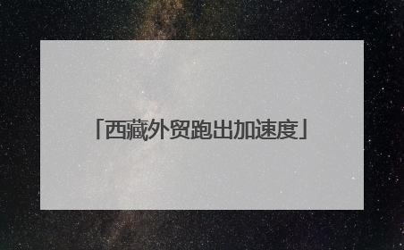 西藏外贸跑出加速度