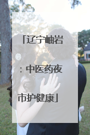 辽宁岫岩：中医药夜市护健康