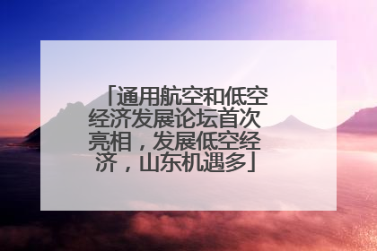通用航空和低空经济发展论坛首次亮相，发展低空经济，山东机遇多