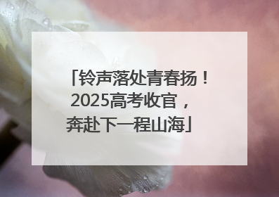 铃声落处青春扬！2025高考收官，奔赴下一程山海
