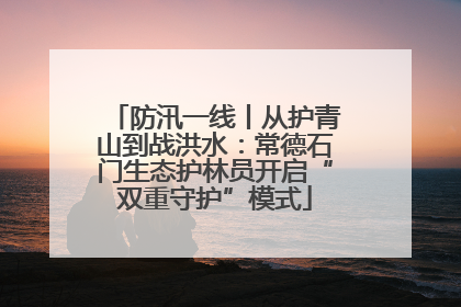 防汛一线丨从护青山到战洪水：常德石门生态护林员开启“双重守护”模式