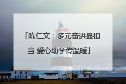 陈仁文：多元奋进显担当 爱心助学传温暖