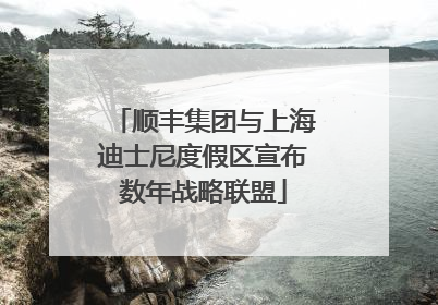 顺丰集团与上海迪士尼度假区宣布数年战略联盟