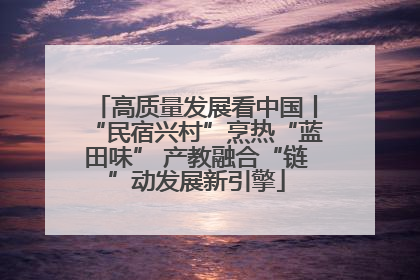 高质量发展看中国丨“民宿兴村”烹热“蓝田味” 产教融合“链”动发展新引擎