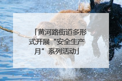 黄河路街道多形式开展“安全生产月”系列活动