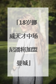 18岁挪威天才中场尼潘将加盟曼城